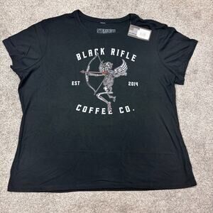 NWT! Black Rifle Coffee Company Skeleton Cupid T-shirt size XXX-Large